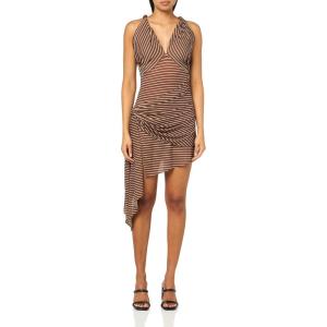imageRonny Kobo Womens Izel Mini DressCocoa Ecru Stripe