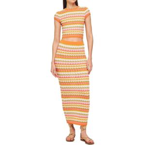 imageRonny Kobo Womens Maxi Wilkins Knit SkirtRainbow Multi