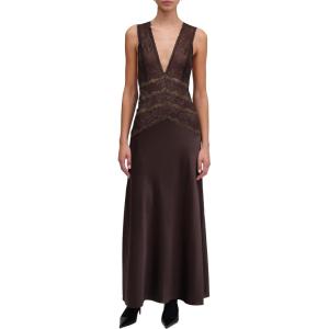 imageRonny Kobo Womens Naila Lace Maxi DressChocolate Brown