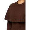 imageRonny Kobo Womens Sweater Evian Knit Top BrownBrown