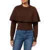 imageRonny Kobo Womens Sweater Evian Knit Top BrownBrown