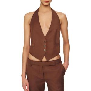 imageRonny Kobo womens Ronny Kobo Womens Top Ford Vest BrownBrown