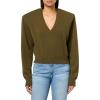 imageRonny Kobo Womens Ronny Kobo Womens Sweater Landen Sweater OliveOlive