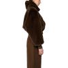 imageRonny Kobo Womens Clemence Faux Fur JacketBrown