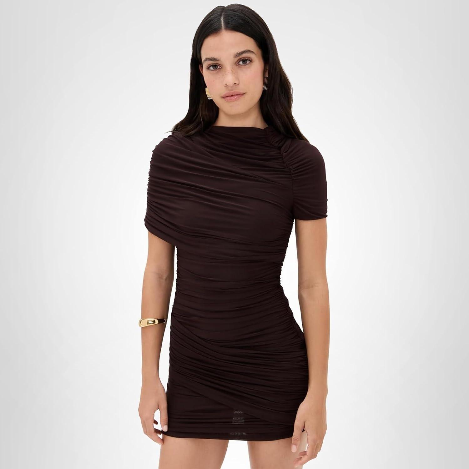 imageRonny Kobo Womens Jersey Cici Mini DressBasalt