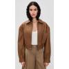 image:imageRonny Kobo Womens Samson Leather JacketTobacco