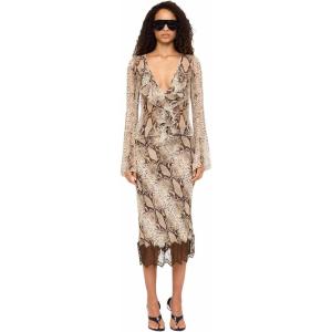 image:imageRonny Kobo Womens Klaire TopSnake Print Natural Multi