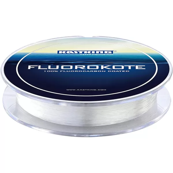 KastKing Fluorokote 100 Fluorocarbon Coated Fishing Line Fluorocarbon Leader Extreme ClarityFast SinkingShock Resistant High Abrasion Resistance4LB18KG 018mm300Yard