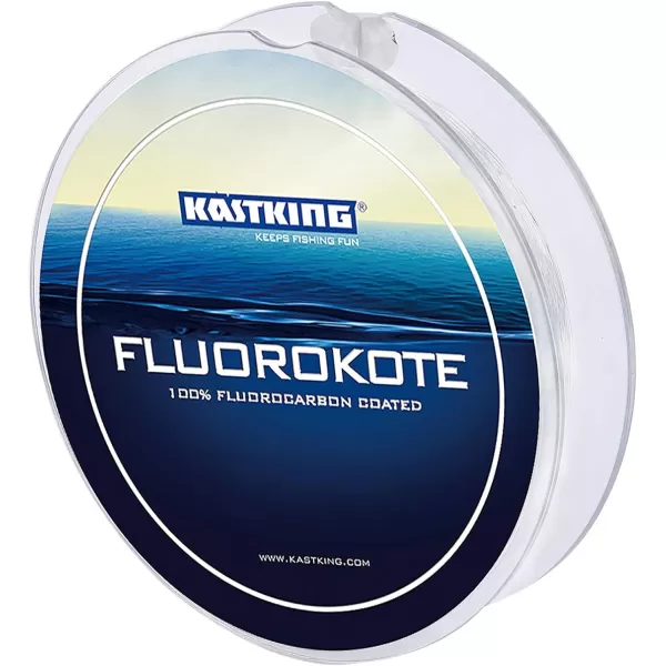 KastKing Fluorokote 100 Fluorocarbon Coated Fishing Line Fluorocarbon Leader Extreme ClarityFast SinkingShock Resistant High Abrasion Resistance4LB18KG 018mm300Yard