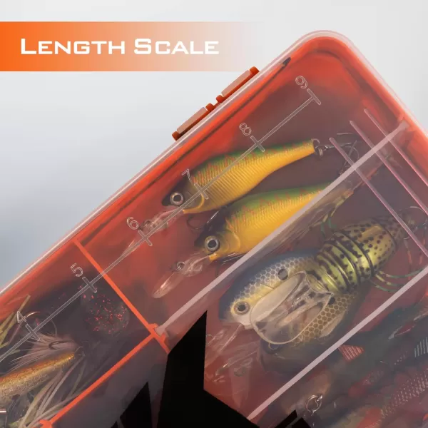 KastKing Bait Vault Camouflage Tackle Box Plastic Tackle Trays Fishing Tackle Box Storage Organizer with Removable Dividers 2 Packs 4 Packs Lure Boxes Terminal Tackle StorageOrange Camouflage 2Pack 3600