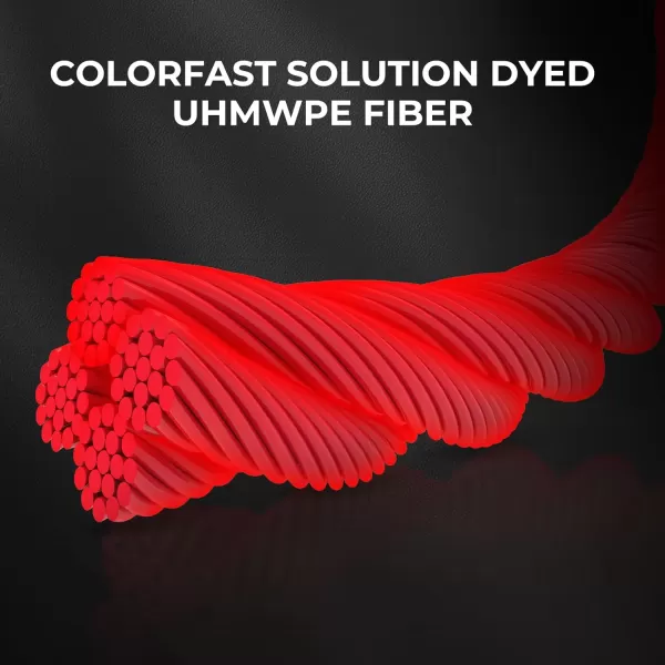 KastKing Superpower ColorShield Braided Fishing Line  Colorfast Braided Line 100 Solution Dyed UHMWPE Fiber Smooth amp Strong Superline Near Zero Stretch Sensitive High Abrasion ResistanceD Red