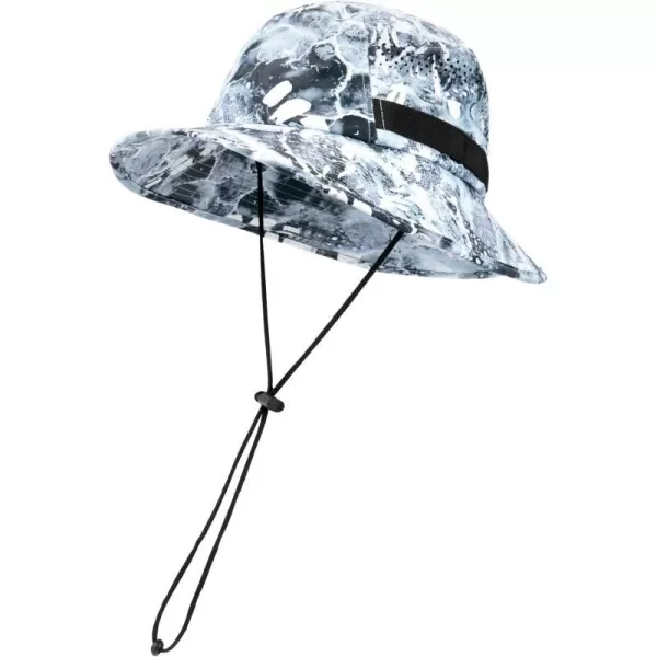 KastKing Field Trekker Bucket HatUPF 50 Protection Sun HatWaterRepellentBreathableAdjustable Fishing HatHiking HatPrym1 Stream Strom