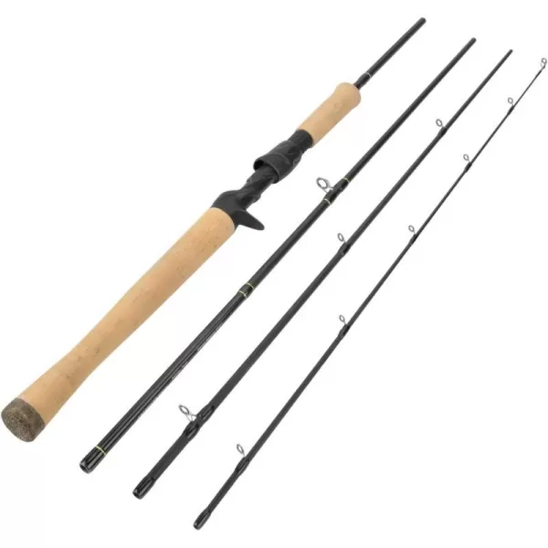 KastKing Valiant Eagle Passage Travel Fishing Rods 4 amp 6 Pc Pack Rods Spinning Casting and Fly Models IM6 Graphite Blank Ti Oxide LTS Ring Guides Beautiful Cork Handles amp Travel TubeB Cast 70FastMh Power