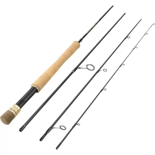 KastKing Valiant Eagle Passage Travel Fishing Rods 4 amp 6 Pc Pack Rods Spinning Casting and Fly Models IM6 Graphite Blank Ti Oxide LTS Ring Guides Beautiful Cork Handles amp Travel TubeC SpinFly 76Mod FastM Power