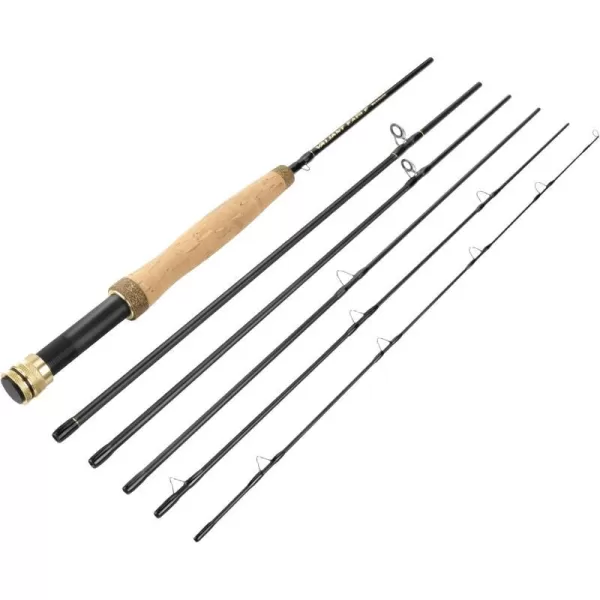 KastKing Valiant Eagle Passage Travel Fishing Rods 4 amp 6 Pc Pack Rods Spinning Casting and Fly Models IM6 Graphite Blank Ti Oxide LTS Ring Guides Beautiful Cork Handles amp Travel TubeD Fly 86Mod FastM Power