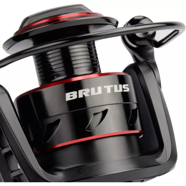 KastKing Brutus Spinning Reel Freshwater Spinning Fishing Reels Graphite Frame CNC Aluminum Spool 521 Gear Ratio 41 Ball Bearings2000