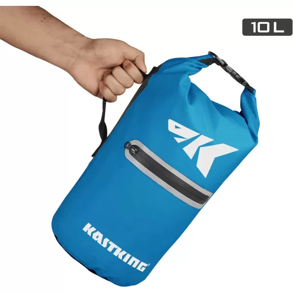 KastKing Dry Bags100 Waterproof Storage BagsMilitary Grade Construction for SwimmingKayakingBoatingHikingCampingFishing BikingSkiingBcyclone Seal Dry Bagwith Phone Caseblure20l