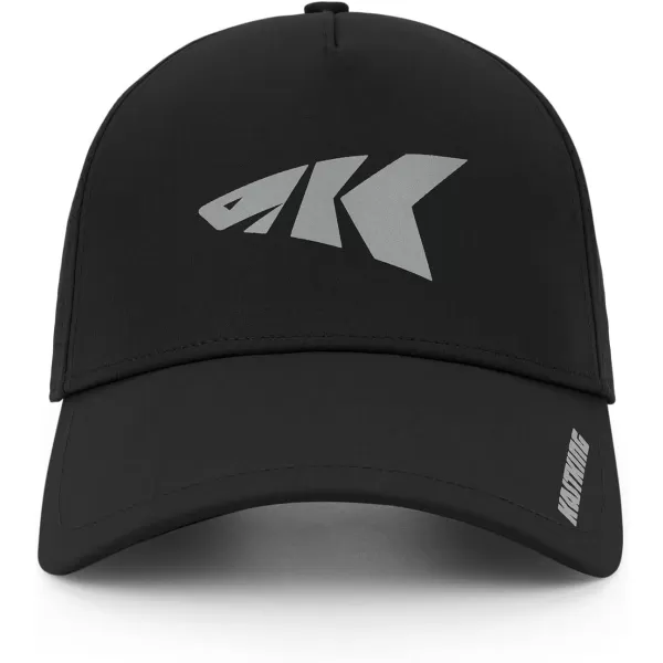 KastKing Fishing Cap for Men Women Sun Protection Hat for Outdoor Hiking Camping Lightweight Cap with Adjustable StrapB Laser Cut Back  Laser Black