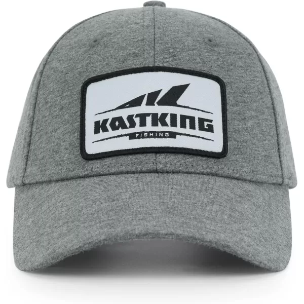 KastKing Fishing Cap for Men Women Sun Protection Hat for Outdoor Hiking Camping Lightweight Cap with Adjustable StrapC Heather Gray  Light Heather Graypatch 6