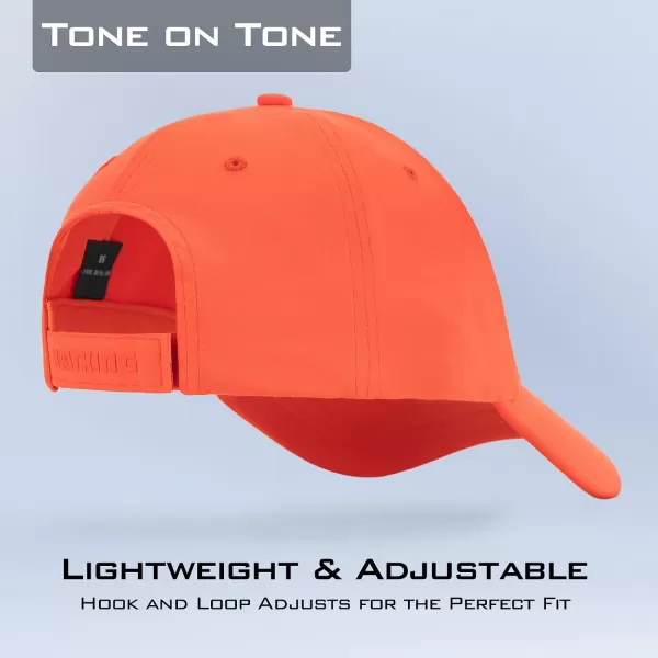 KastKing Fishing Cap for Men Women Sun Protection Hat for Outdoor Hiking Camping Lightweight Cap with Adjustable StrapD Tone on Tone  Orange