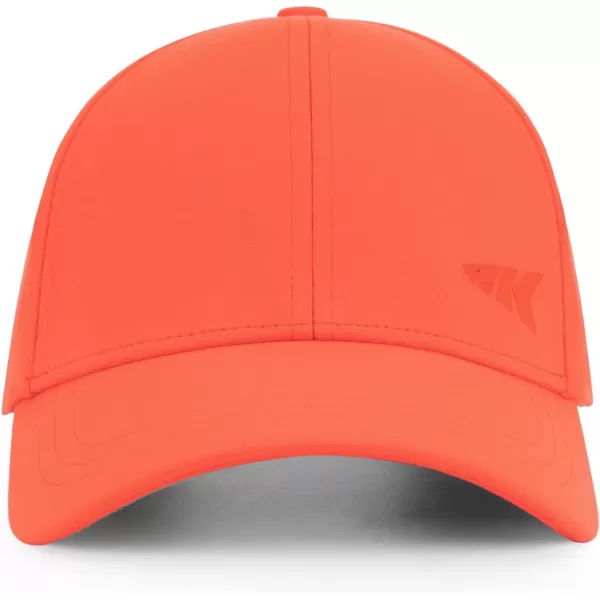 KastKing Fishing Cap for Men Women Sun Protection Hat for Outdoor Hiking Camping Lightweight Cap with Adjustable StrapD Tone on Tone  Orange