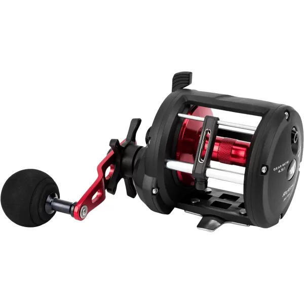 KastKing ReKon Round Baitcasting Fishing Reel Conventional Baitcasting Reel Line CounterLevel Wind Trolling Reel Powerful Carbon Disc Drag Durable Stainless Steel Large Line CapacityF Level Wind Size30 Right Handed