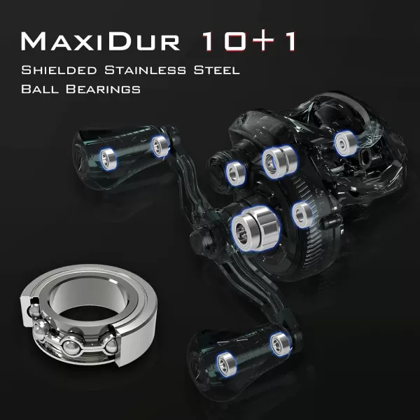 KastKing Speed Demon Elite Fishing Reel Worlds Fastest 1051 Gear RatioDeadbolt Baitcasting Reel 101 Shielded Stainless Steel BB CNC Lightweight Aluminum Frame Available in Skipping VersionDeadbolt  No Darg