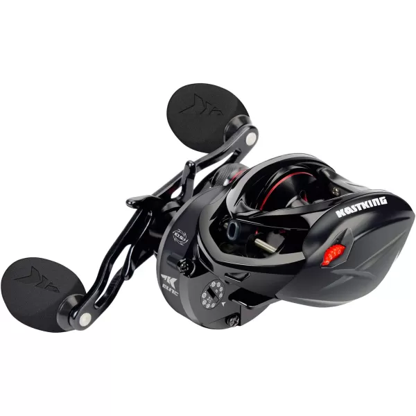 KastKing Speed Demon Elite Fishing Reel Worlds Fastest 1051 Gear RatioDeadbolt Baitcasting Reel 101 Shielded Stainless Steel BB CNC Lightweight Aluminum Frame Available in Skipping VersionHigh Speed 1051