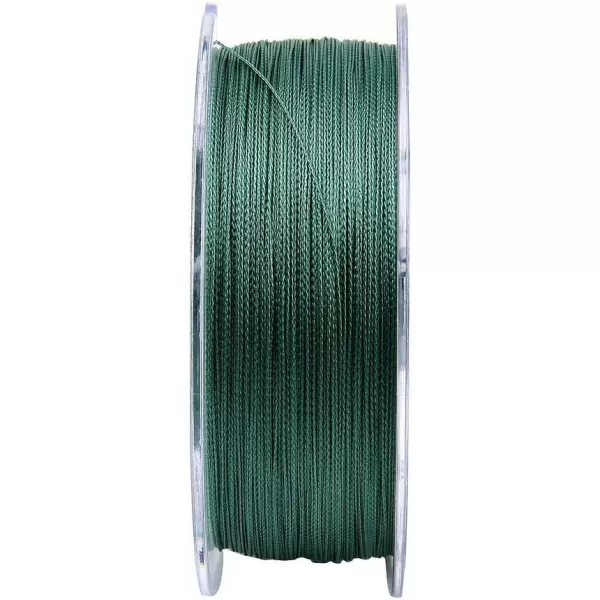 KastKing SuperPower Braided Fishing Line  Abrasion Resistant Braided Lines  Incredible Superline  Zero Stretch  Smaller Diameter  A MustHaveX4Moss Green