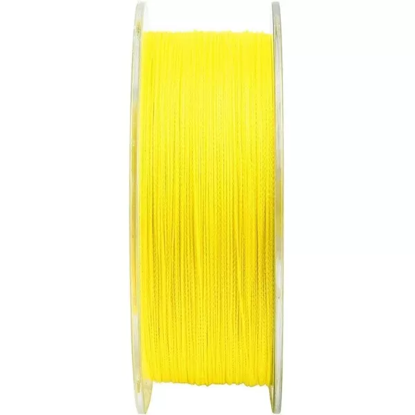 KastKing SuperPower Braided Fishing Line  Abrasion Resistant Braided Lines  Incredible Superline  Zero Stretch  Smaller Diameter  A MustHaveX4Yellow