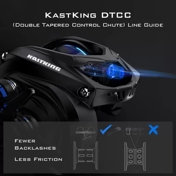 KastKing Verus Baitcasting Fishing Reel New Assassin Version Only 54 oz Carbon Fiber Frame amp Side Covers Carbon Fiber Drag System amp 111 Double Shielded Ball Bearings 811 Gear RatioRight Handed811