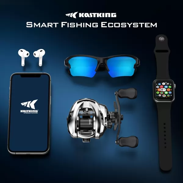 KastKing iReel One IFC Smart Baitcasting Fishing Reel Bluetooth Connectivity to Smart Devices and KastKing App Smoother amp Longer Casts with Axis Eye Line Guide and Digital IFC Braking SystemLeft Handed721