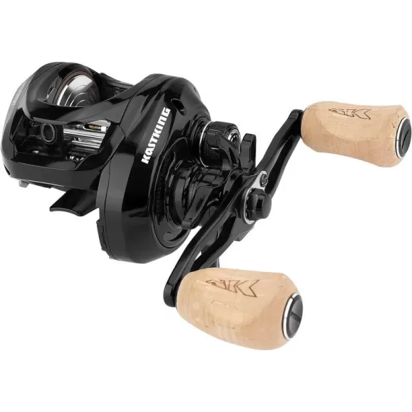 KastKing Megatron 200 Baitcasting Fishing Reel Wide Spool High Line Capacity Casting Reel 71 Double Shielded Stainless Steel BB 8 Button Magnetic Brakes 641 Gear Ratio 286 lbs of Smooth DragLeft641