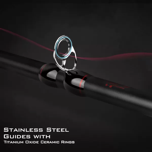 KastKing Royale Advantage Fishing Rod Spinning Rod amp Casting Rod IM6 Graphite Blanks 2Pieces Rods with Extra Tip SectionKastFlex Technology Power Transition System EVA Handle 17 Lengths and ActionsCcast 610 Mh Fast 2pcs Extra Tip