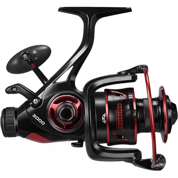 KastKing Sharky Baitfeeder III Spinning Reel 101 Shielded Stainless Steel BB  Carbon Fiber Drag for Live Liner Bait Fishing Action3000