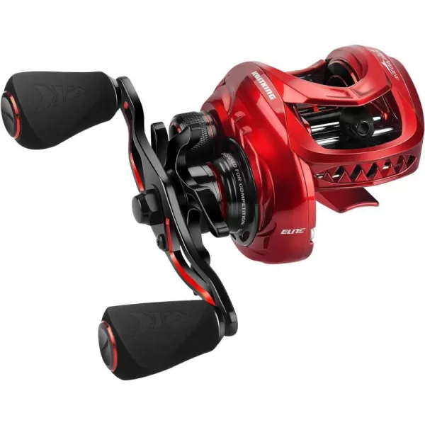 KastKing MegaJaws Elite Baitcasting Reels Patented AMB System Eliminating Backlashes Flipping Switch Function 64oz Aluminum Frame Fishing Reel with Carbon Fiber Side CoversCRightScarlet911Flipping Switch