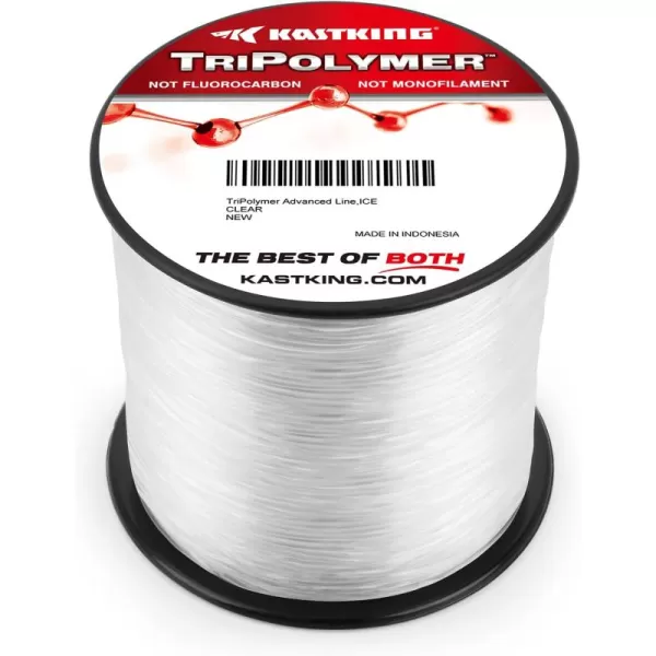 KastKing Tripolymer Advanced Monofilament Fishing Line   LB Filler Spools Mono Line High Strength Highly Abrasion Resistant Super Smooth Low Light Refraction TriExtrusion Advanced Fishing LineA ICE CLEAR