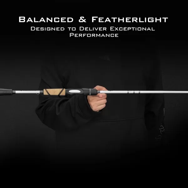 KastKing Assegai Bass Fishing Rods IM9 Graphite Blanks Casting amp Spinning Rods Fuji Guides amp Reel Seats 15 Technique Specific Fishing Rods Cork Handles Carbon Fiber Fighting Butt DS Hook KeeperSpin Power Spin74 Mh Extra Fast 1 Pcs