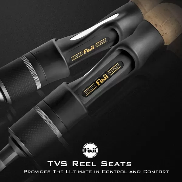 KastKing Assegai Bass Fishing Rods IM9 Graphite Blanks Casting amp Spinning Rods Fuji Guides amp Reel Seats 15 Technique Specific Fishing Rods Cork Handles Carbon Fiber Fighting Butt DS Hook KeeperSpin Power Spin74 Mh Extra Fast 1 Pcs