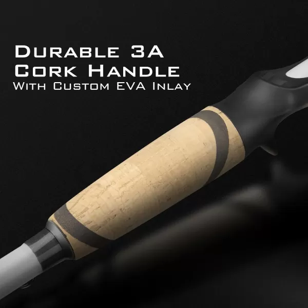 KastKing Assegai Bass Fishing Rods IM9 Graphite Blanks Casting amp Spinning Rods Fuji Guides amp Reel Seats 15 Technique Specific Fishing Rods Cork Handles Carbon Fiber Fighting Butt DS Hook KeeperCast Gittin Jiggy73 M Fast 1 Pcs