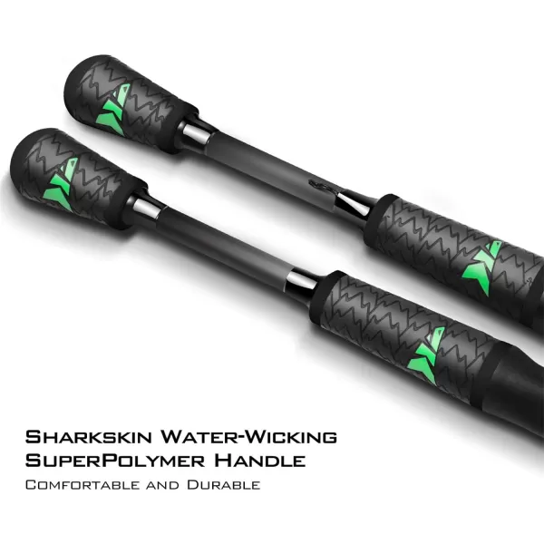 KastKing Resolute Fishing Rods Spinning Rods amp Casting Rods UltraSensitive IM7 Carbon Fishing Rod Blanks American Tackle Guides American Tackle 2pc Bravo Reel Seat 2pc DesignsAspin 76 Medium Heavy  Fast2pcs