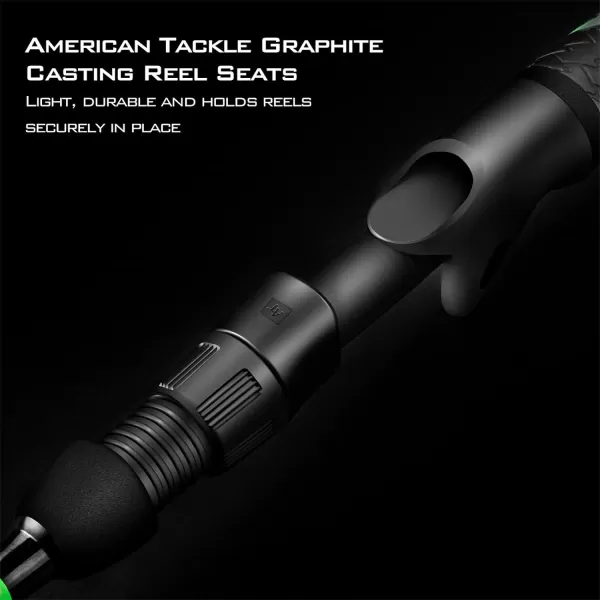 KastKing Resolute Fishing Rods Spinning Rods amp Casting Rods UltraSensitive IM7 Carbon Fishing Rod Blanks American Tackle Guides American Tackle 2pc Bravo Reel Seat 2pc DesignsBcast 66medium  Fast2pcs