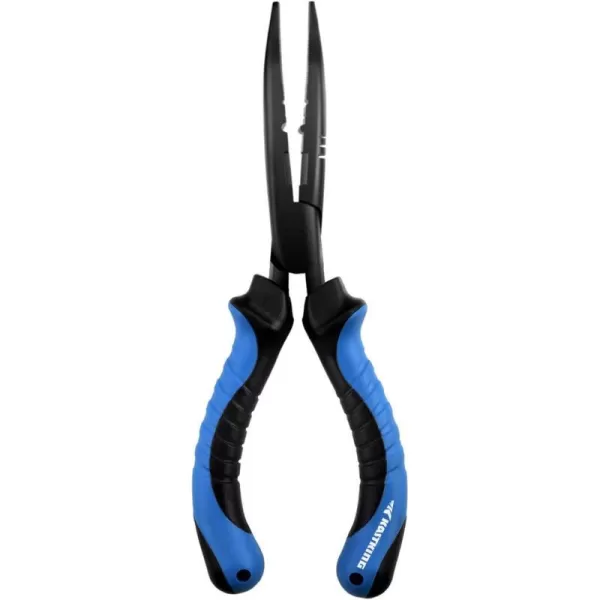 KastKing Intimidator Fishing Pliers Corrosion Resistant Polymer Coated Fishing Tools Tungsten Carbide Cutters Saltwater Resistant Fishing GearE7 Bent Nose