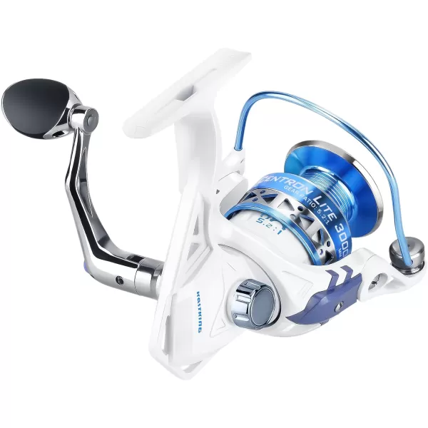 KastKing Centron amp Centron Lite Spinning Reels Size 500 is Perfect for Ice Fishing Up to 175 Max Drag Ultra Smooth Powerful 91 BB Light WeightCentron Lite  Collapsible Handle