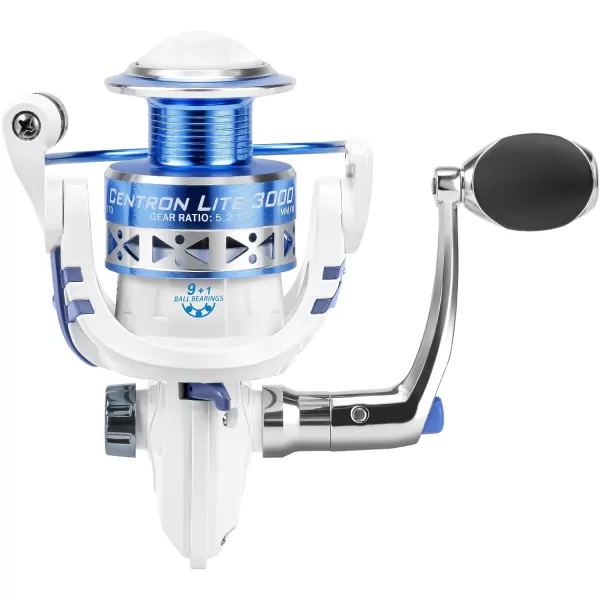 KastKing Centron amp Centron Lite Spinning Reels Size 500 is Perfect for Ice Fishing Up to 175 Max Drag Ultra Smooth Powerful 91 BB Light WeightCentron Lite  Collapsible Handle