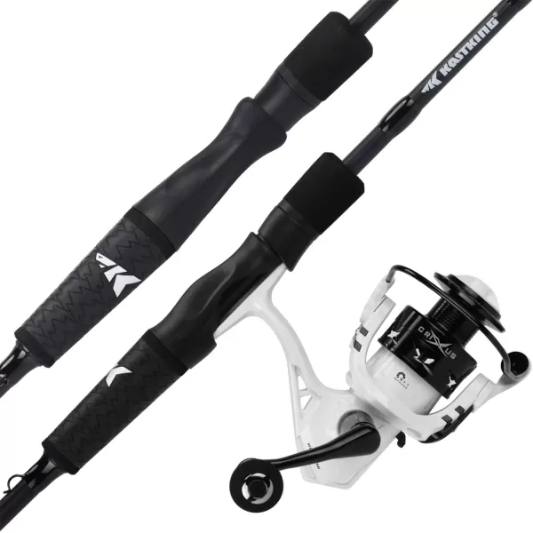 KastKing Crixus Fishing Rod and Reel Combo Baitcasting Combo IM6 Graphite Blank RodsSuperPolymer HandleA Spin60 Medium Light2pcs2000 Reel