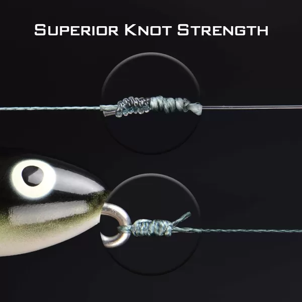 KastKing Extremus Braided Fishing Line Highly Abrasion Resistant 4Strand Braided Lines Thin Diameter Zero Stretch Zero Memory Easy Casting Great Knot Strength Color FastMoss Green