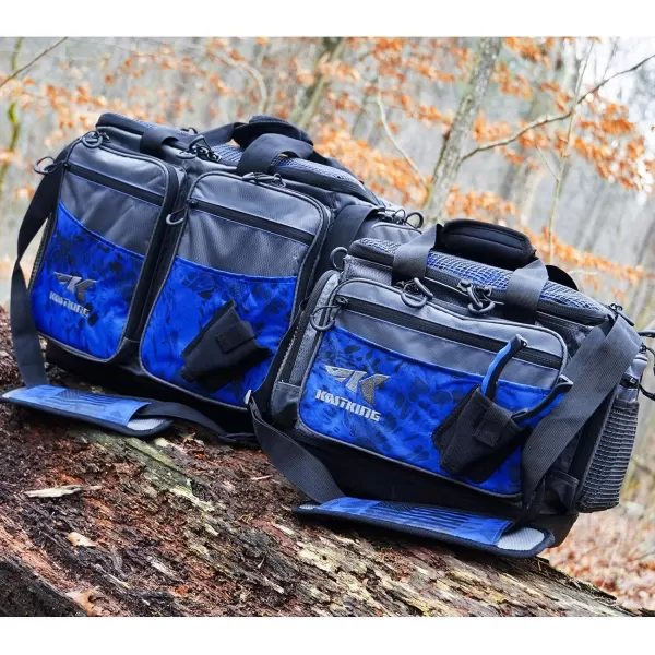 KastKing Fishing Tackle Bags Saltwater Resistant Fishing Bags Fishing Gear Bag MediumHossWithout Trays 15x11x1025 Inches Blue PatriotA3 MediumHossWithout Trays 15x11x1025Blue Patriot