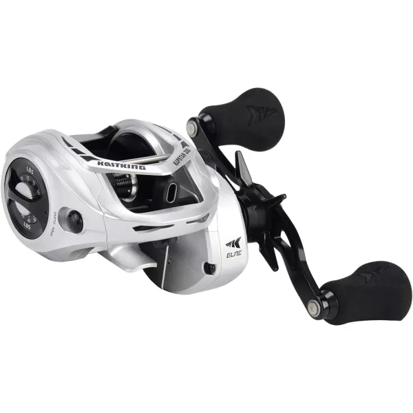 KastKing Kapstan Elite 300 Baitcasting Fishing Reel Low Profile Large Capacity Casting Reel Graphite Frame 35 lbs Drag 541 Ratio 8161 Double ShieldedSS BB Centrifugal BrakingLeft Hand  Double Handle