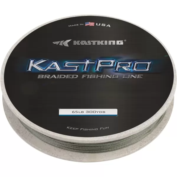 KastKing KastPro Braided Fishing Line  Spectra Super Line  Made in The USA  Zero Stretch Braid  Thin Diameter  Aggressive Weave  Incredible Abrasion ResistanceCombat Green